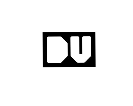 du ud u d initial letter logo