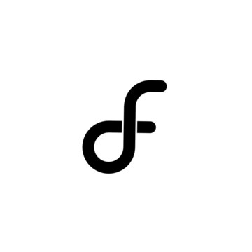 df fd f d initial letter logo
