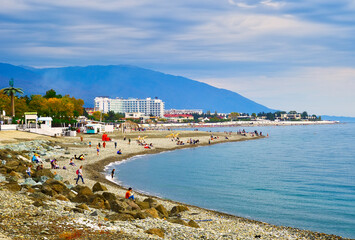 The Caucasian coast of the Black Sea