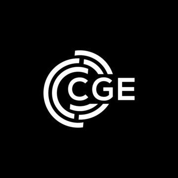 cge letter logo design on black background. cge creative initials letter logo concept. cge letter design.