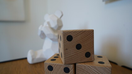 wood dice