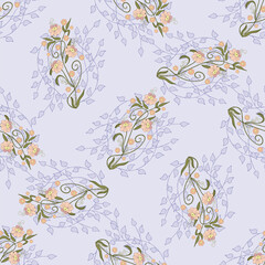 pattern, seamless composition, floral patterns