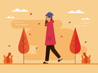 Autumn vector illustration