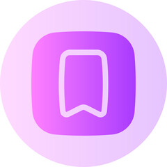 bookmark gradient icon