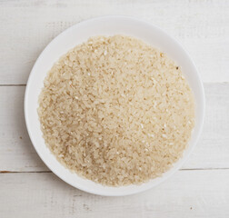 Uncooked rice