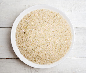 Uncooked rice