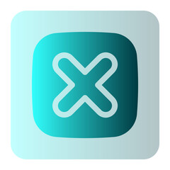 Fototapeta premium failed gradient icon