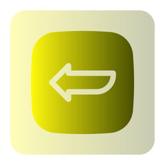 left arrow gradient icon