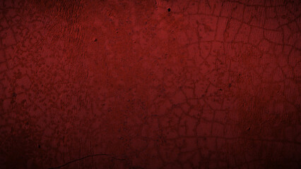 Red wall background with cement texture