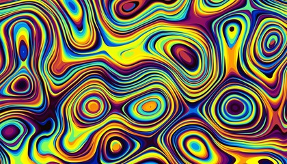 Wavy abstract futuristic background