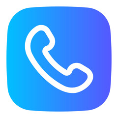 phone gradient icon