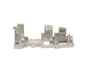 aluminium die casting products made from high pressure injection machine using molten metal and...
