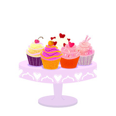 Plate of Cupcakes