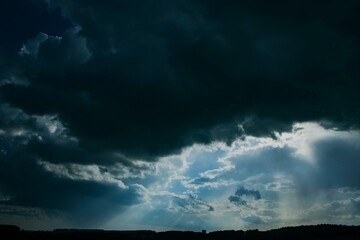 storm clouds lapse