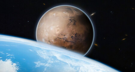 High quality space background. Elements of this image furnished by NASA.