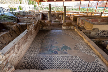Casa del Mitreo House of the Archaeological Ensemble of Merida, Spain.