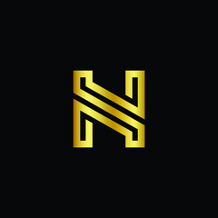 Obraz premium letter H logo design