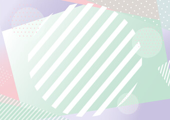 グラデーションカラーの幾何学模様背景