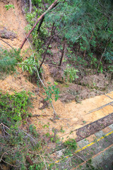 Blocked Railway Lines near Kuranda in Queensland