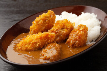 牡蠣フライカレー