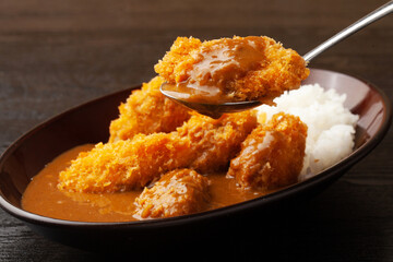 カキフライカレー