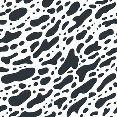 abstract animal line art seamless pattern background