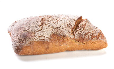 Beautiful organic bread with a crispy crust