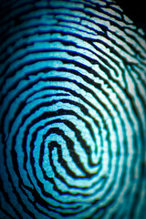 Emprunte digitale colorée © Marjorie