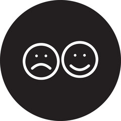 Fototapeta premium rating glyph icon