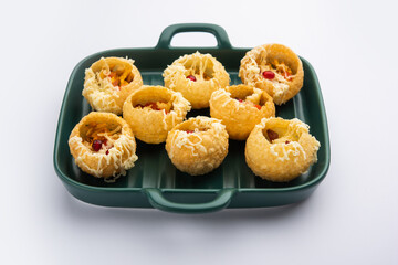 Cheese Pani Puri © StockImageFactory