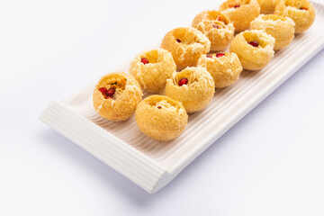 Cheese Pani Puri © StockImageFactory