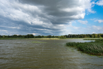 The lake before the storm