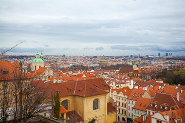 Fototapeta na wymiar panorama Czech