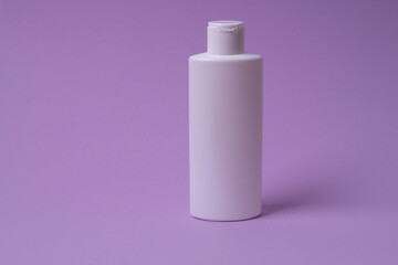 shampoo or hair conditioner bottle isolated