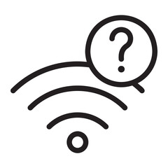 wifi signal line icon