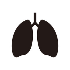 Lungs icon vector illustration symbol