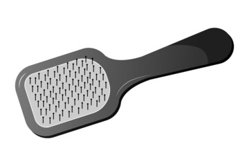 Black hair comb, massager, barber's tool, individual hair item, hygiene