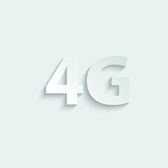 4g internet icon. icon for mobile phone or smart device. 