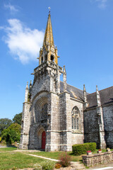 Fototapeta na wymiar Kernascléden. Église Notre-Dame. Morbihan. Bretagne