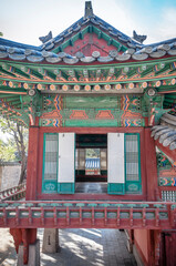 Fototapeta na wymiar 서울 경복궁의 건물