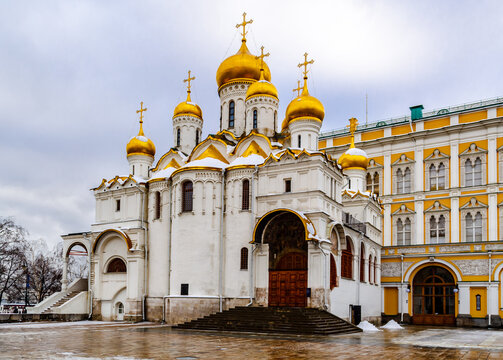 Annunciation Cathedral of the Moscow Kremlin. Russia.