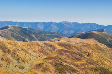 Urbion mountain area in Soria province, Spain
