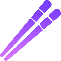 Chinese Sticks Glyph Gradient