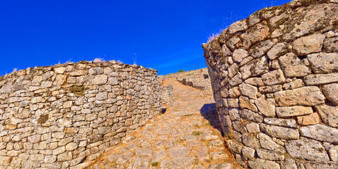Castro de San Cibrao de Las, Hillfort Culture Archaeological Park Lansbrica, A Cidade, Lambrica, Pungín, San Amaro, Orense, Galicia, Spain, Europe