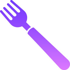 Fork Glyph Gradient