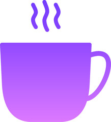 Pour Tea Glyph Gradient