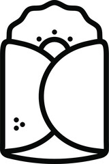 Fast Food Recipes Line Icon