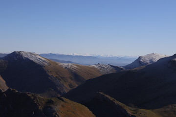 Obraz premium Mountain in a winter morning