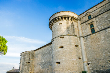 Fototapeta na wymiar Old castle of the medieval village of Gordes, in Provence, France
