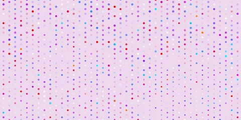 Light blue, yellow vector background with bubbles.